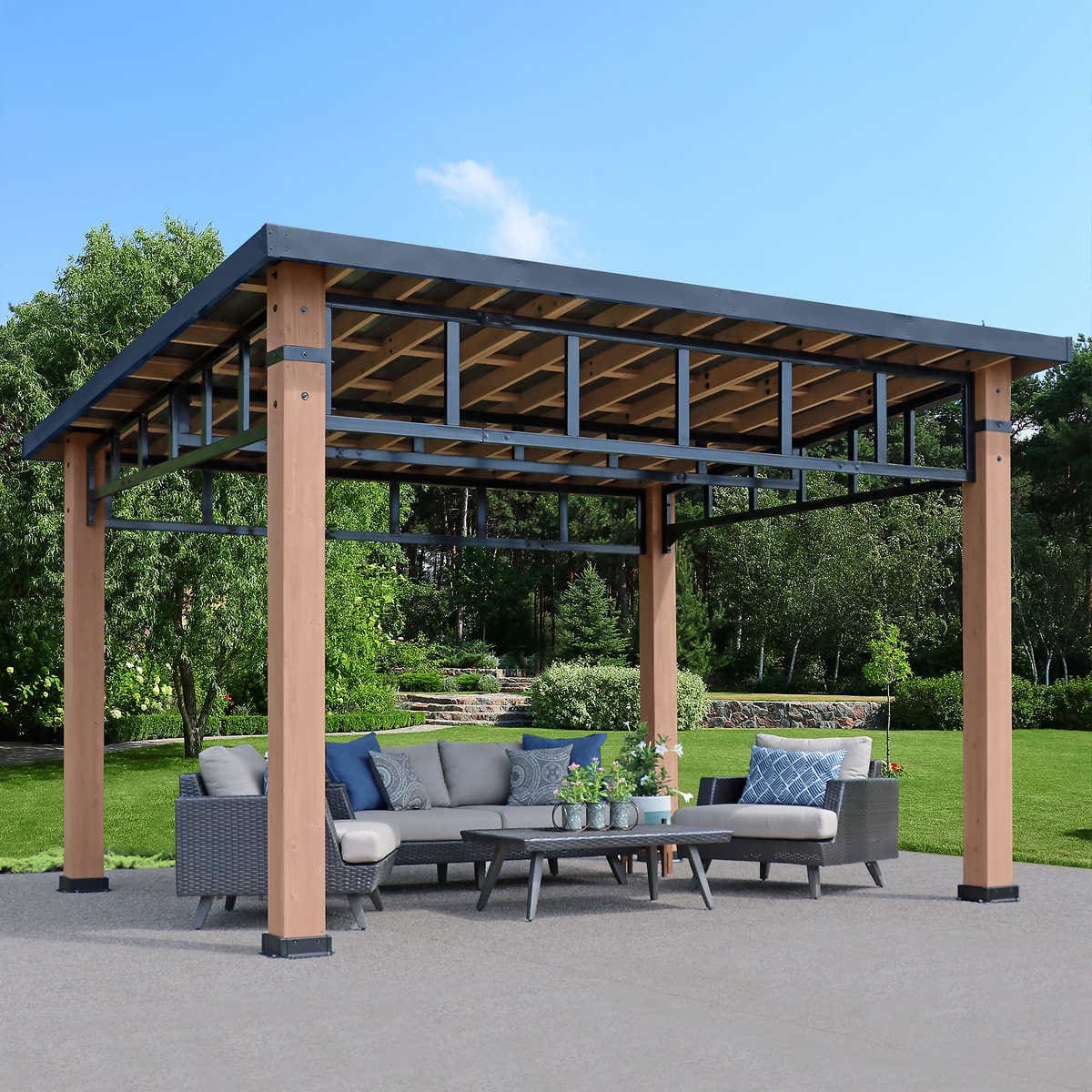 Awning and pergola