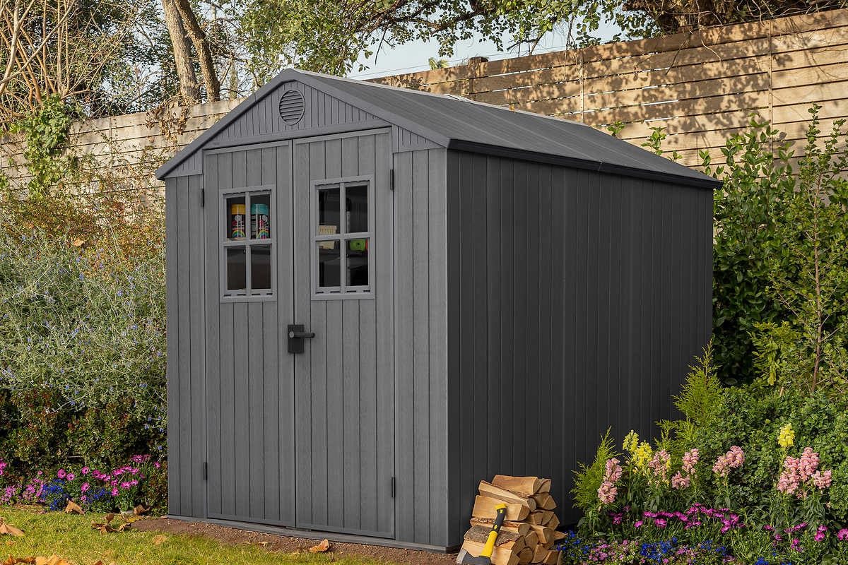 Shed in a garden