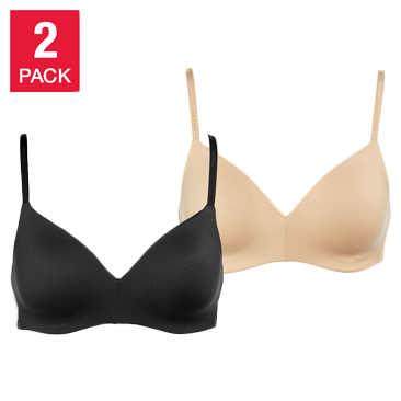 Calvin Klein Ladies' Wirefree Bra, 2-Pack Calvin Klein Ladies' Wirefree Bra, 2-Pack