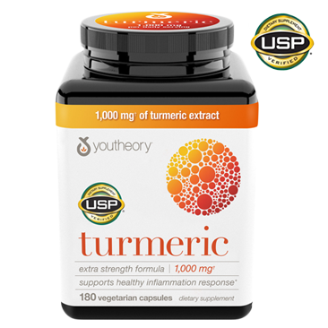 youtheory Turmeric Extra Strength Formula 1,000 mg, 180 Capsules youtheory Turmeric Extra Strength Formula 1,000 mg, 180 Capsules