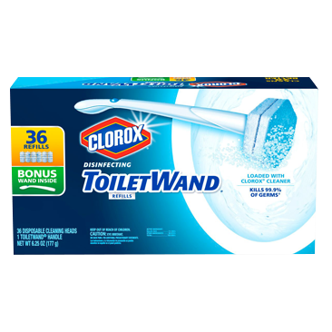 Clorox ToiletWand Disposable Toilet Cleaning System, 36 Refills Clorox ToiletWand Disposable Toilet Cleaning System, 36 Refills