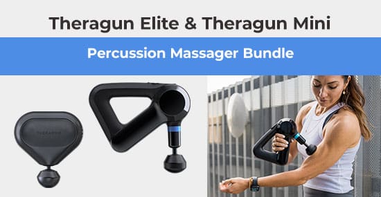 Theragun Elite & Theragun Mini Percussion Massage Bundle. Shop Now.