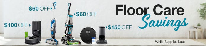Floor care savings