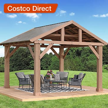 Yardistry 12' x 14' Pavilion with Aluminum Roof