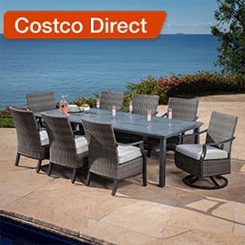 SunVilla Lago Brisa 9-Piece Outdoor Dining Set