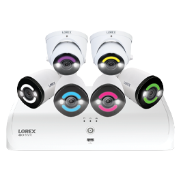 Lorex 4K+ UHD 12MP Wired Security Camera System with 6 Cameras and 2TB HDD