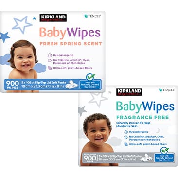 Kirkland Signature Baby Wipes, 900-count