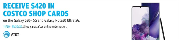 AT&T. Galaxy S20+ and Galaxy Note 20 Ultra 5G