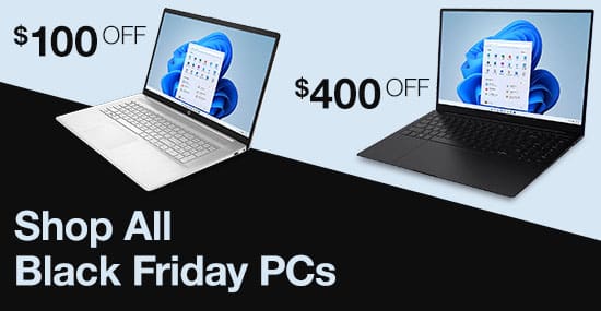 Shop All Black Friday PCs