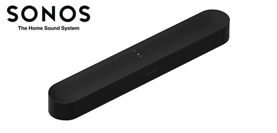 Sonos Beam Gen 2: The Compact Smart Soundbar for TV, Music and More