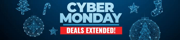 Cyber Monday Deals Extended! While Supplies Last.