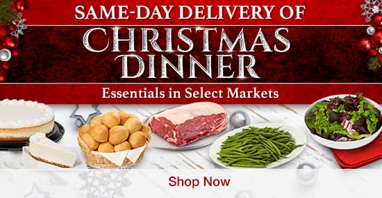 Same-Day Delivery of Christmas Dinner. Essentials in Select Markets. Shop Now