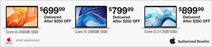 Buy Any MacBook Air Get AirPods* for $99.99
