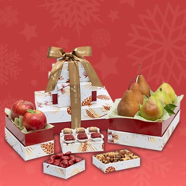 The Fruit Company Classic 5-Box Holiday Tower