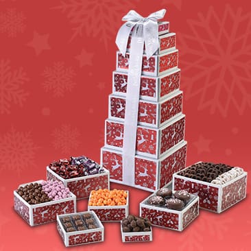 Dilettante Chocolates The Gift of Chocolate Tower