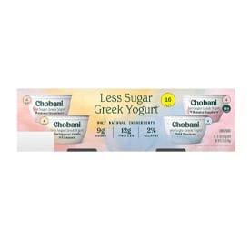 Chobani Less Sugar Greek Yogurt