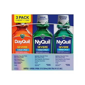 Vicks DayQuil & NyQuil Severe Cold & Flu Liquid