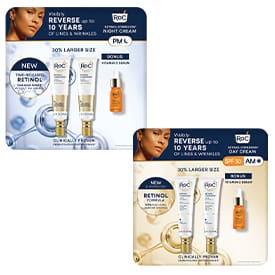 RoC Day OR Night Cream with Bonus Vitamin C Serum