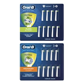 Oral-B® FlossAction AND/OR Advanced Clean Replacement Toothbrush Heads