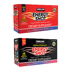 Kirkland Signature Energy Shot or Extra Strength Energy Shot