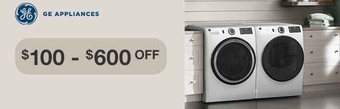 Presidents Day Savings on Select GE Washers & Dryers