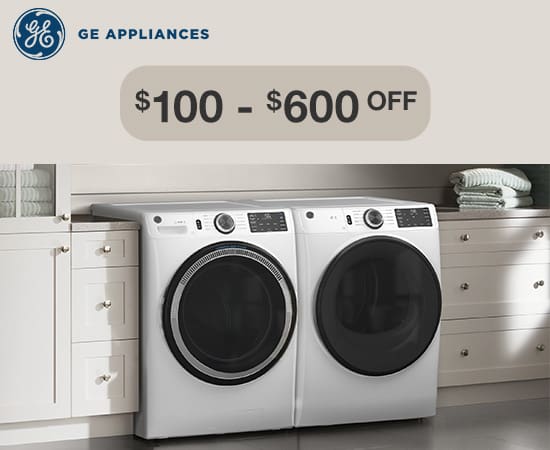 Presidents Day Savings on Select GE Washers & Dryers