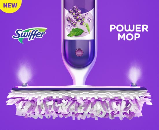 Swiffer Power Mop Kit 2 Solutions + 10 Pads