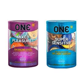 ONE Mixed Pleasures or Super Sensitive Condoms