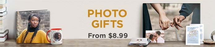 Photo Gifts from $8.99