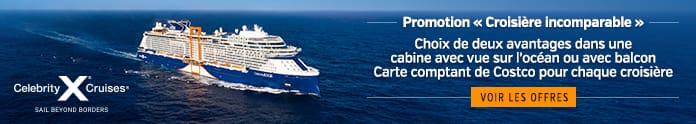 Promotion « Croisière incomparable »
