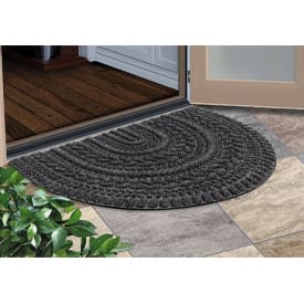 Apache Half-Round 24-inch x 39-inch Scraper Mat