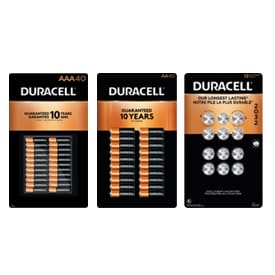 Duracell® Coppertop Batteries CHOOSE FROM: