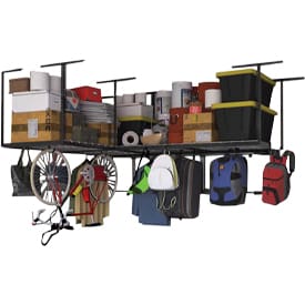 SafeRacks Overhead Garage Storage Rack and Accessories Kit