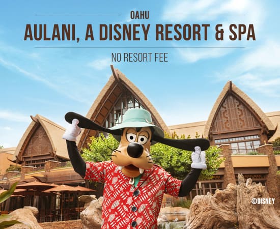 Oahu. Aulani, A Disney Resort and Spa. No Resort Fee