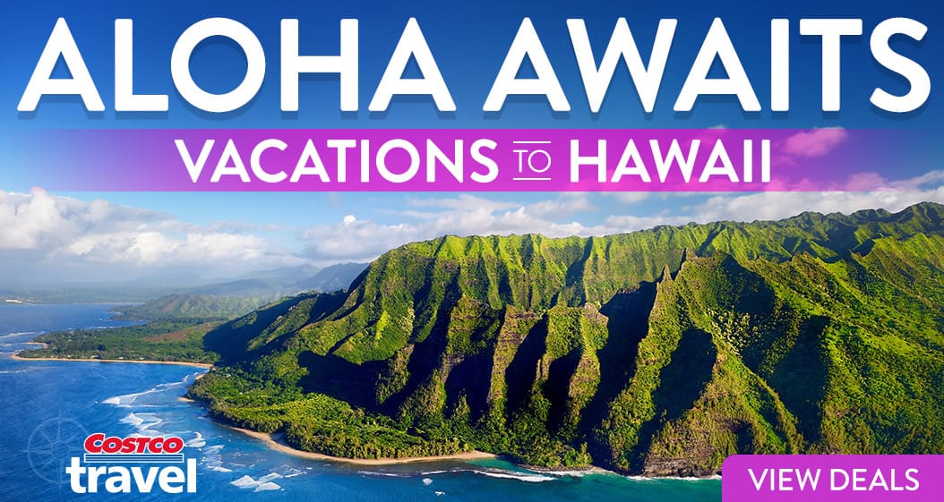 Aloha Awaits. Vacations to Hawaii. Costco Travel. View Deals.