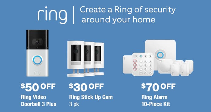 Create a Ring of securtiy around your home.