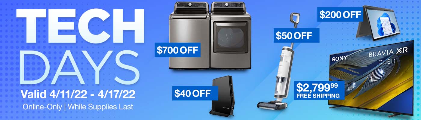 Tech Days! While supplies last.