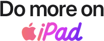 Do more on iPad