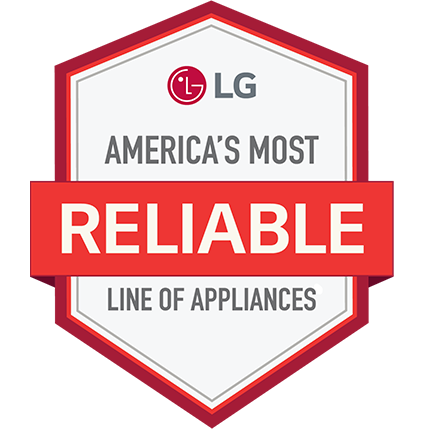 America's Most Reliable Line of Appliances Badge