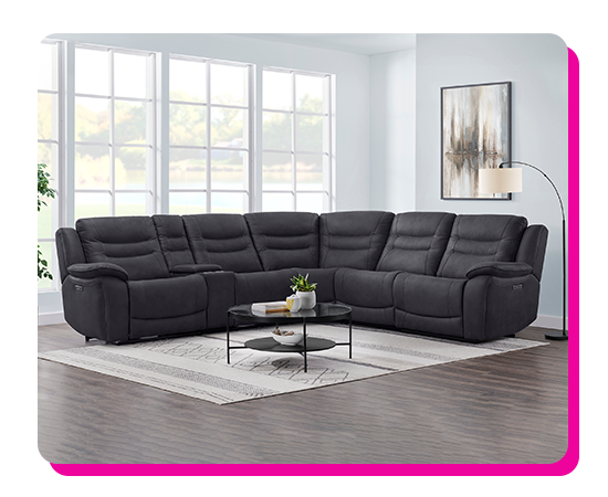 Kelsee Fabric Power Reclining Sectional