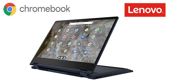 Lenovo Flex 13.3-inch Touchscreen 2-in-1 Chromebook with 11th Gen Intel Core i3 Processor, 8GB Memory and 128GB SSD