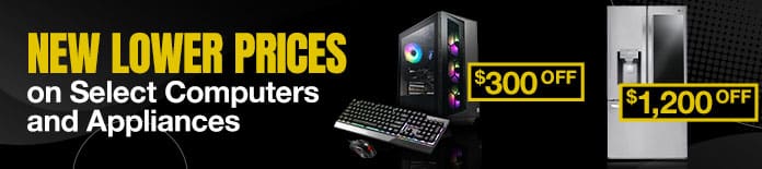 New Lower Prices on Select Computers and Appliances