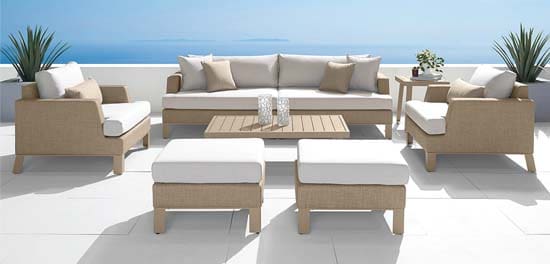 Modern Sling 8-Piece Seating Set