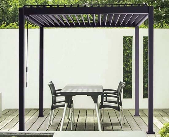 Mirador Adjustable Louvered Aluminum Pergolas