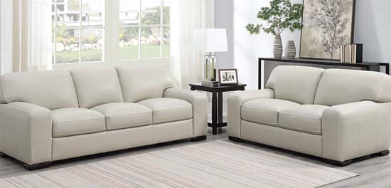 Buckley Leather Sofa or Loveseat