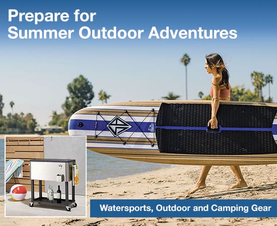 Prepare for Summer Outdoor Adventures Shop Watersports, Outdoor and Camping Gear