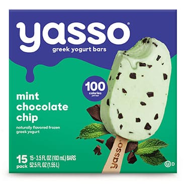 Yasso Mint Chocolate Chip Frozen Greek Yogurt Bars