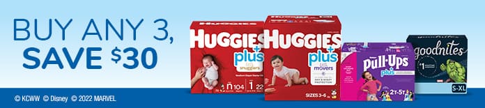 Buy Any 3, Save $30