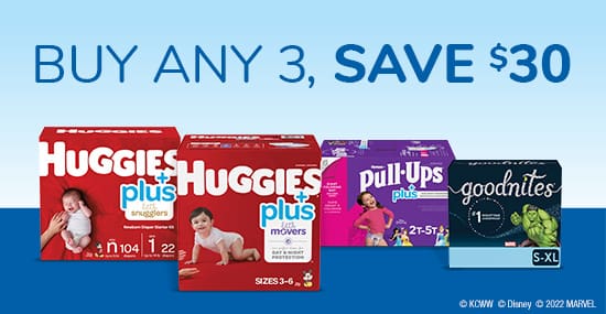 Buy Any 3, Save $30