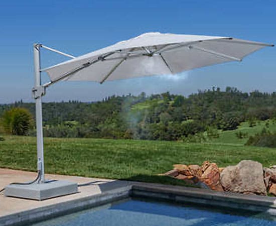 Sunvilla 13' Commercial Round Misting Cantilever Umbrella